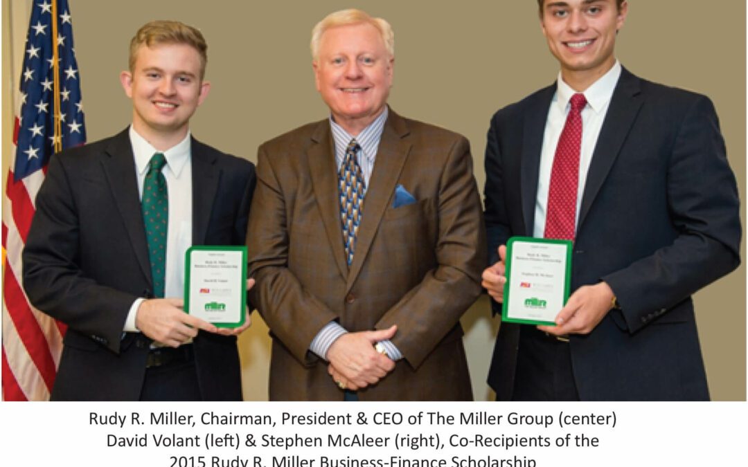 The Miller Group Announces Co-Recipients of the Eighth Annual Rudy R. Miller Business – Finance Scholarship to Arizona State University Students