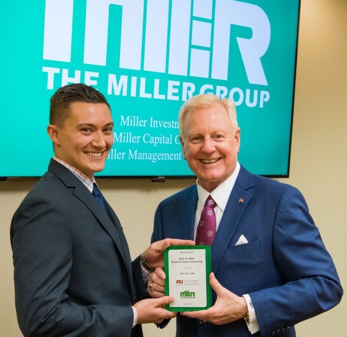 The Miller Group Awards Eleventh Annual Rudy R. Miller Business – Finance Scholarship to Arizona State University Student